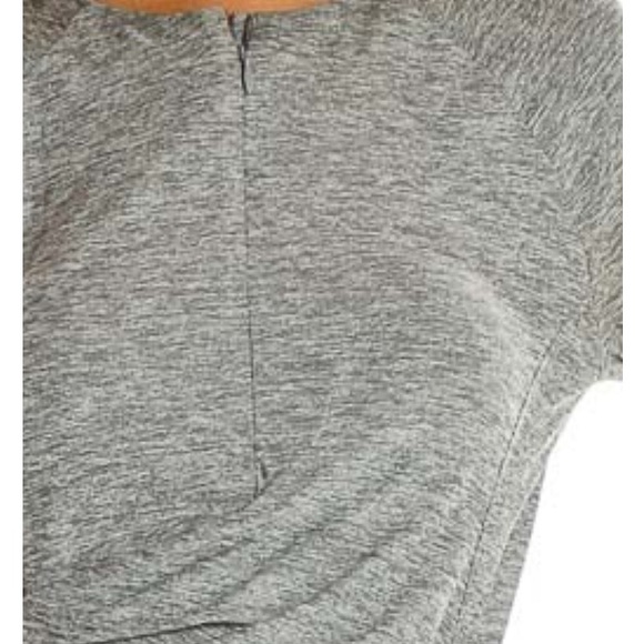 Athleta Pacifica Grey Zip Front Long Sleeve Top Size Large - Picture 4 of 14